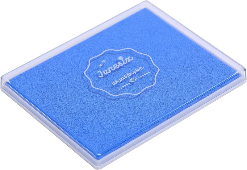 YPSelected Ink Pad 5 x 4 Inch Craft Large Stamp Pad for Rubber Stamps Finger Painting (Sky Blue) - Image 2